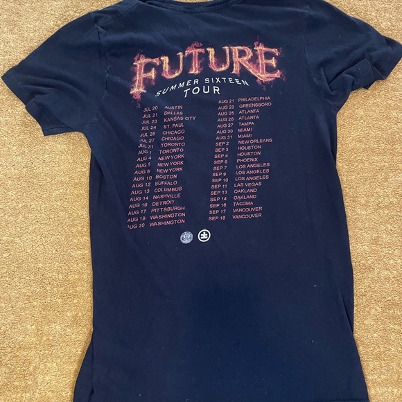 Future T Shirt Small Hip Hop Cease Desist Concert Tour 2016 - Picture 3 of 4
